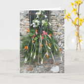 Carte Heureux Mariage - French Wedding Congratulations (Fleur jaune)