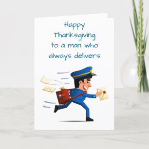 CARTE HEUREUX * MERCI* UN HOMME QUI FOURNIT TOUJOURS