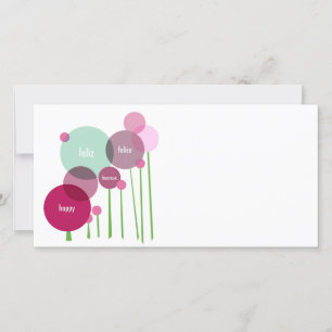 Carte "Heureux" multilingue