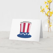 Carte Heureux oncle d'anniversaire Sam ! (Fleur jaune)