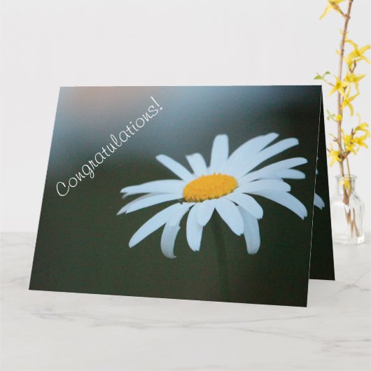 Carte Heureux Pour Vous (Fleur jaune)