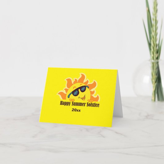 Carte heureux solstice d'été 2026 (Devant)