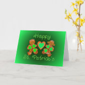 Carte HEUREUX ST. PATRICKS & ENFANTS par SHARON SHARPE (Fleur jaune)