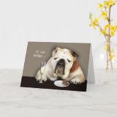 Carte heureux sur la colline anniversaire, humour d'anni (Fleur jaune)