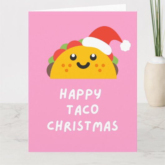 CARTE HEUREUX TACO NOËL (Devant)