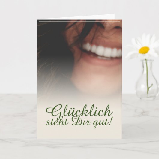 Carte Heureux te va bien ! (Petite plante)