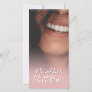 Carte Heureux te va bien ! - Rosé