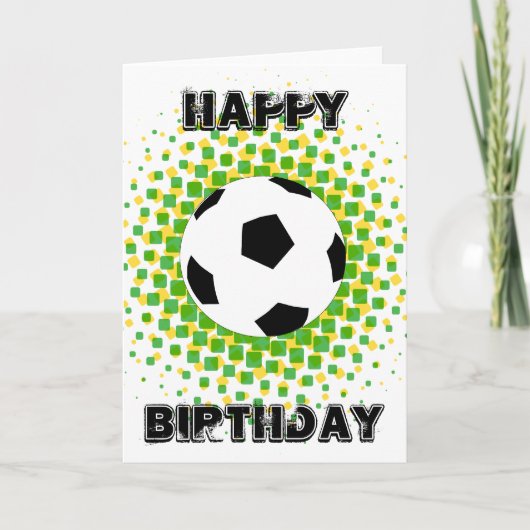 Carte Heureux Ventilateur De Sport Anniversaire ! (Devant)