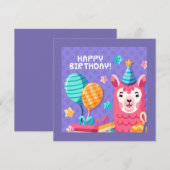 Carte Heureux voeux d'anniversaire (Devant / Derrière)