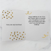 Carte Heureux voeux d'anniversaire (Intérieur)