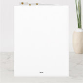 Carte Heureux voeux d'anniversaire (Dos)