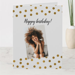 Carte Heureux voeux d'anniversaire