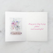 Carte Heureux voeux d'anniversaire (Intérieur)