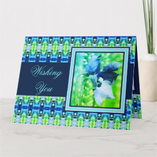 Carte Heureux voeux D'Anniversaire Dans Un Salutation Fl
