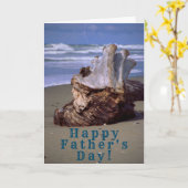 Carte Heureux voeux de Fête des pères (Fleur jaune)