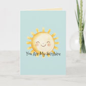 Carte Heureux Vous êtes mon soleil (Devant)