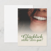 Carte Heureux vous va bien ! (Devant / Derrière)