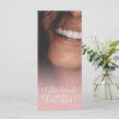 Carte Heureux vous va bien ! - Rosé (Debout devant)