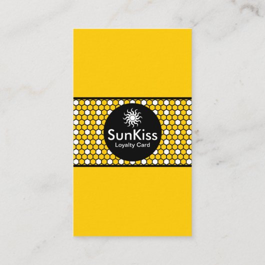 Carte hexa de timbre de BAISER du SOLEIL (Dos)