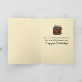 Carte Hexagon Quilt Arc-en-ciel chaud - Anniversaire per (Intérieur)