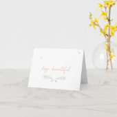 Carte Hey Beautiful (Fleur jaune)