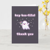 Carte Hey Boo-tiful Merci Pun Card (Fleur jaune)