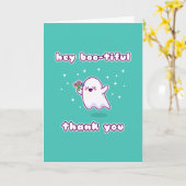 Carte Hey Boo-tiful Merci Pun Card (Fleur jaune)