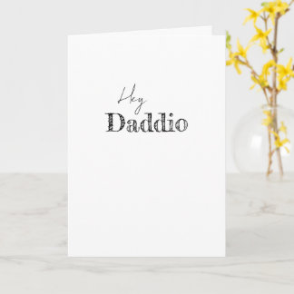 Carte Hey Daddio JOYEUSE FÊTE DES PÈRES Moderne