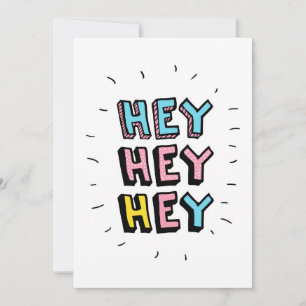 Carte Hey Hey