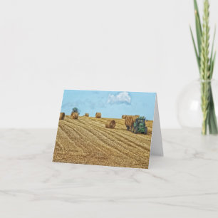 Carte Hey, je dis juste Hey, Hay Pun Funny Minimalist