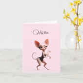 Carte Hey Là Spyhynx (Fleur jaune)