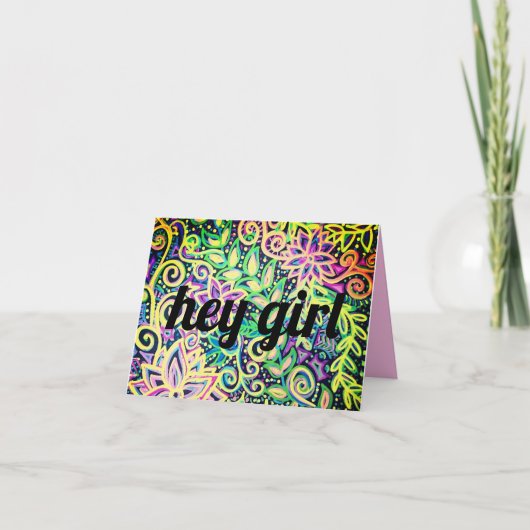 Carte Hey, ma fille, hé (Devant)