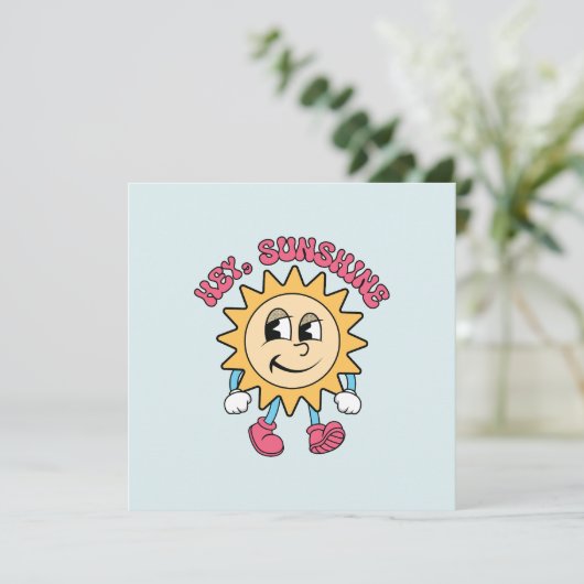 Carte Hey, Sunshine - Vibes d'été (Debout devant)