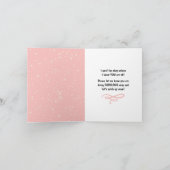 Carte HEY! Tu Me Manques et J'espère Que Tu Vas Bi (Intérieur)