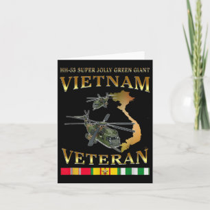 Carte Hh-53 Super Jolly Green Giant Helicopter Vietnam V