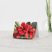Carte Hibiscus de Noël hawaïen (Devant)