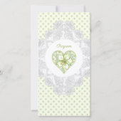 Carte Hibiscus & dentelle BLANC (Dos)