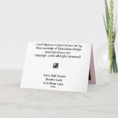 Carte Hibiscus du corail (Dos)