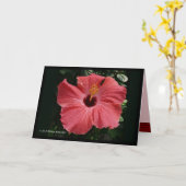Carte Hibiscus du corail (Fleur jaune)