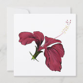 Carte Hibiscus Flower Note (Devant)