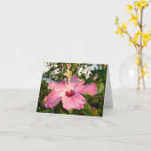 Carte Hibiscus - L (Fleur jaune)