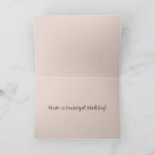 Carte Hibiscus rose chaud pour un joyeux anniversa (Intérieur)