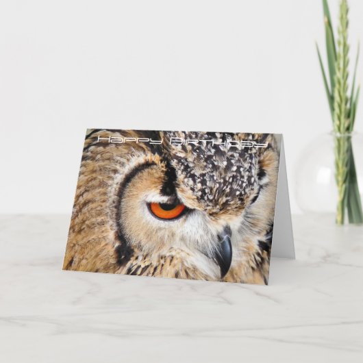 CARTE HIBOU (Devant)