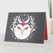 Carte Hibou de Yule (Devant)