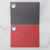 Carte Hibou de Yule (Intérieur)