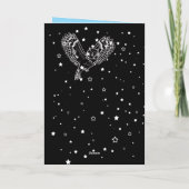 Carte Hibou nocturne et Dame (Dos)