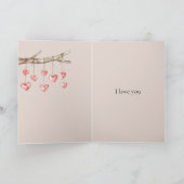 Carte Hibou t'aime toujours (Intérieur)
