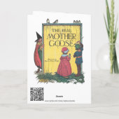 Carte Hickory, Dickory, Dock Mother Goose Nursery Rhyme (Dos)