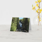 Carte Hidden Falls dans le parc national du Grand Teton (Fleur jaune)