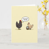 Carte Hide The Kids Funny Bird Card (Fleur jaune)